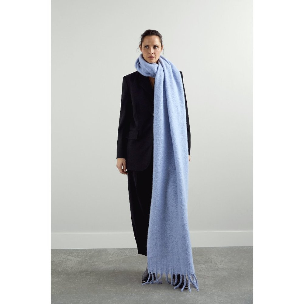 Zara Fringed Scarf NWOT